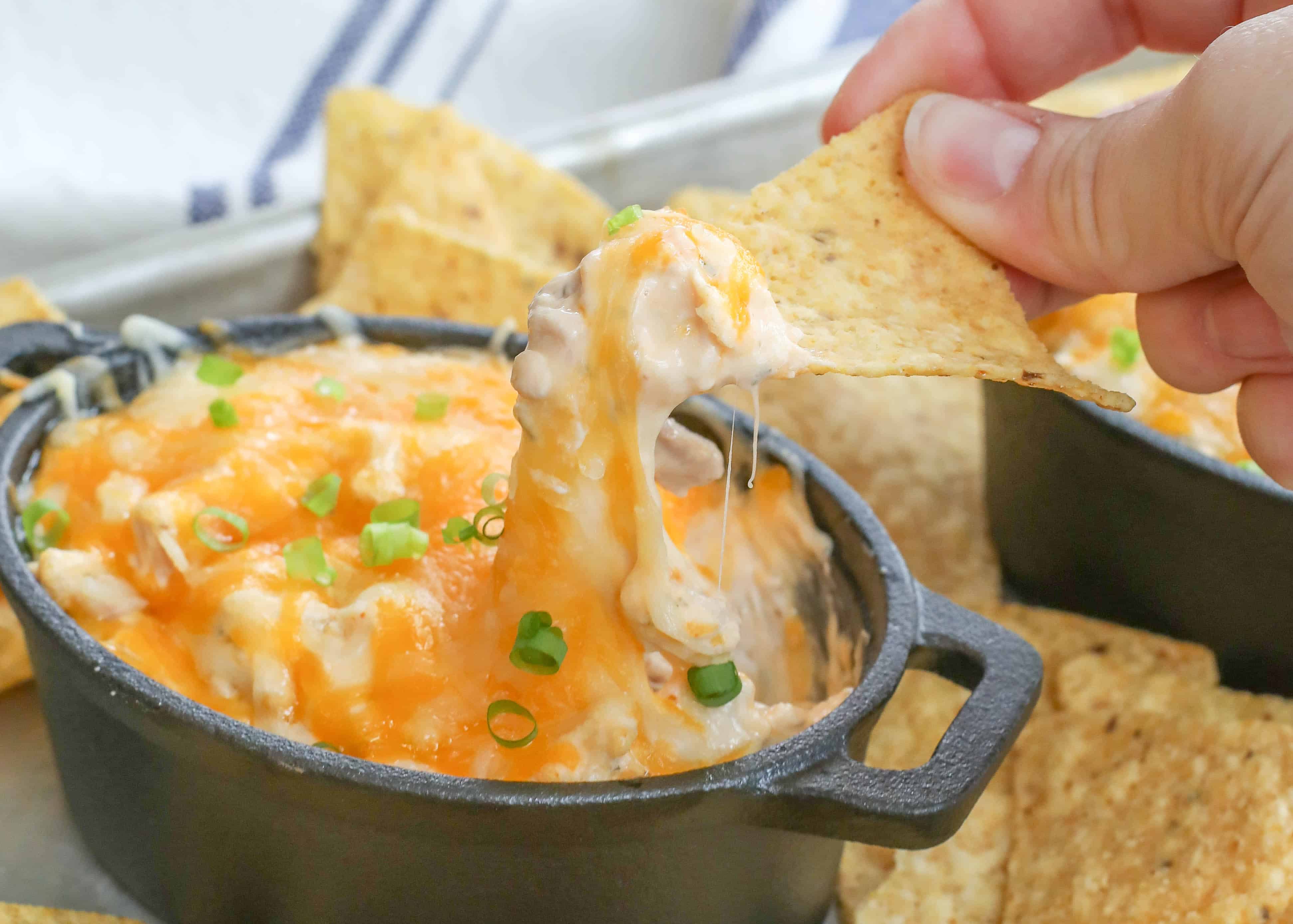 Cheesy Sriracha Chicken Dip: Hearty, Spicy & Irresistible